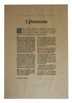 Exceptionally Rare Harry Truman WWII Victory Proclamation Signed as President -- Gifted to White House Staff in 1945 -- in Seldom-Encountered Near Fine Condition